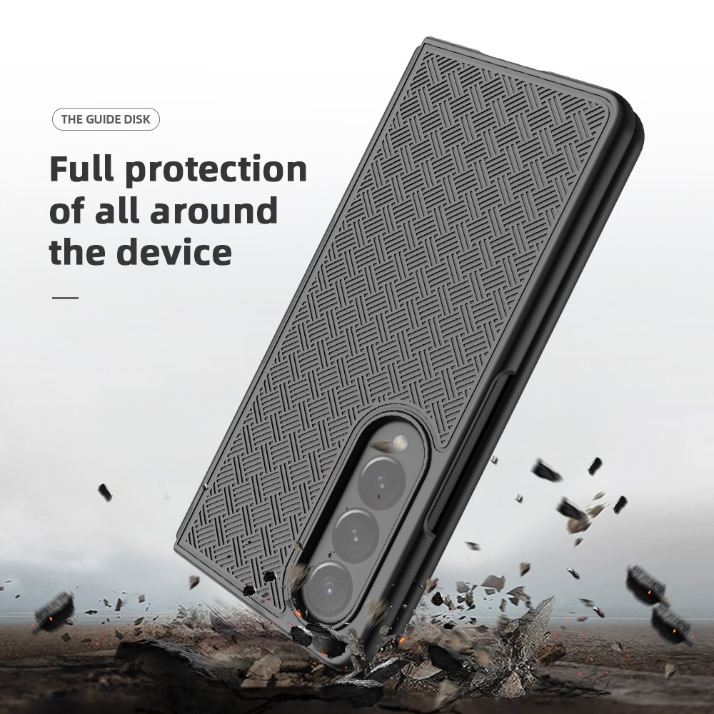 Wholesale New For Samsung Galaxy Z Fold 4 Folding Holster Belt Clip Back Cover Hard PC Shockproof Mobile Phone Case