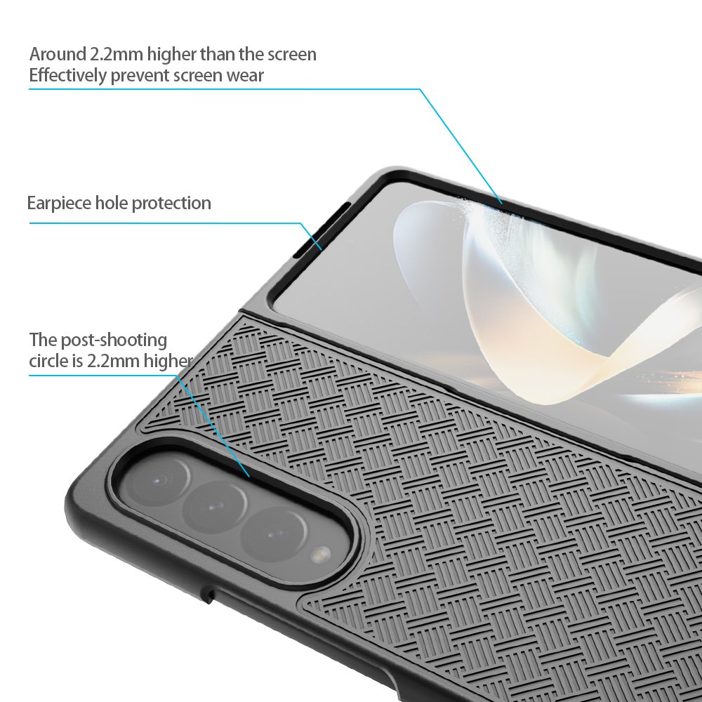 Wholesale New For Samsung Galaxy Z Fold 4 Folding Holster Belt Clip Back Cover Hard PC Shockproof Mobile Phone Case