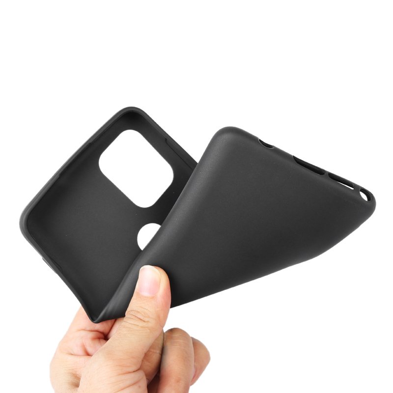Matte Silicone Phone Case For Motorola Moto G Stylus 5G (2023) Black TPU Back Cover Mobile Phone Cases