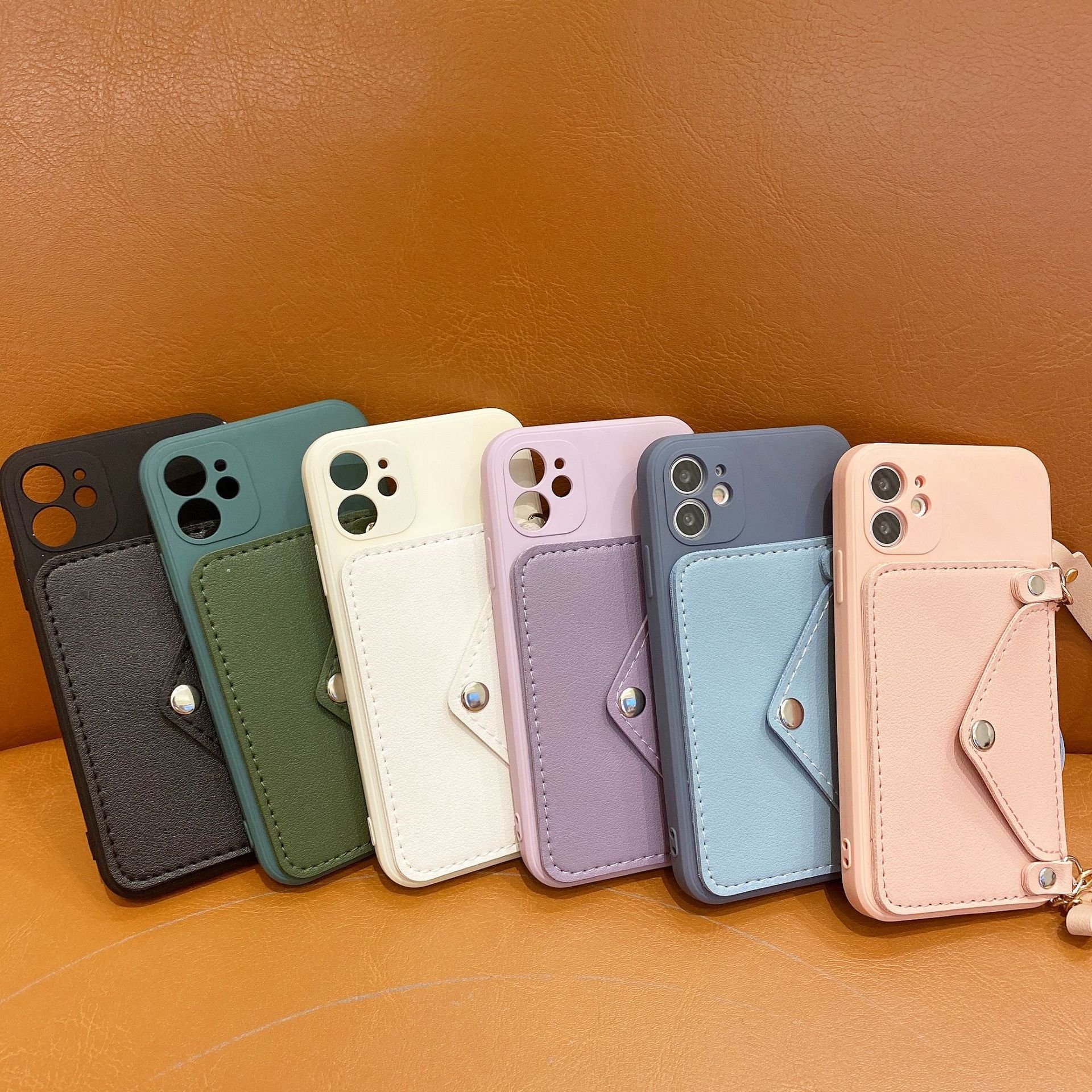 Card Holder for iphones 15 pro max 16 Pro/15/14/13/12/11 andfor samsung s24 ultra with Cube Design