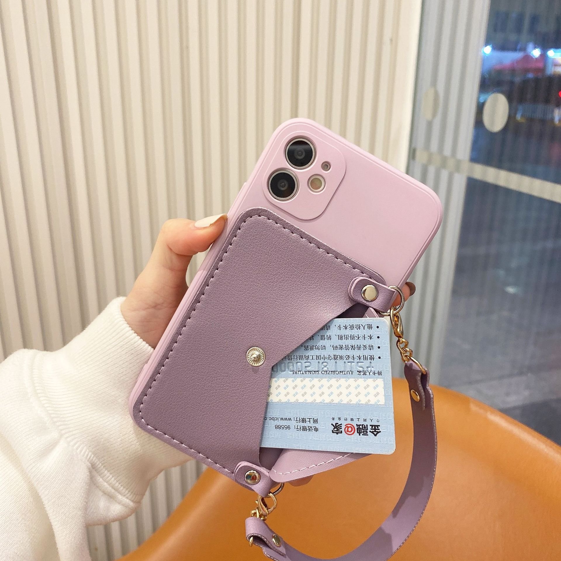 Card Holder for iphones 15 pro max 16 Pro/15/14/13/12/11 andfor samsung s24 ultra with Cube Design