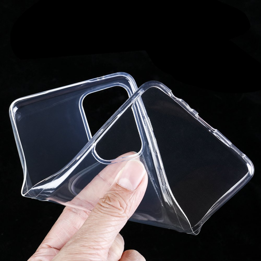 Clear Soft TPU Phone Case For Samsung Galaxy S24 Ultra S23 FE S22 S21 S20 S10 S9 Plus S8 Transparent Silicone Phone Cover