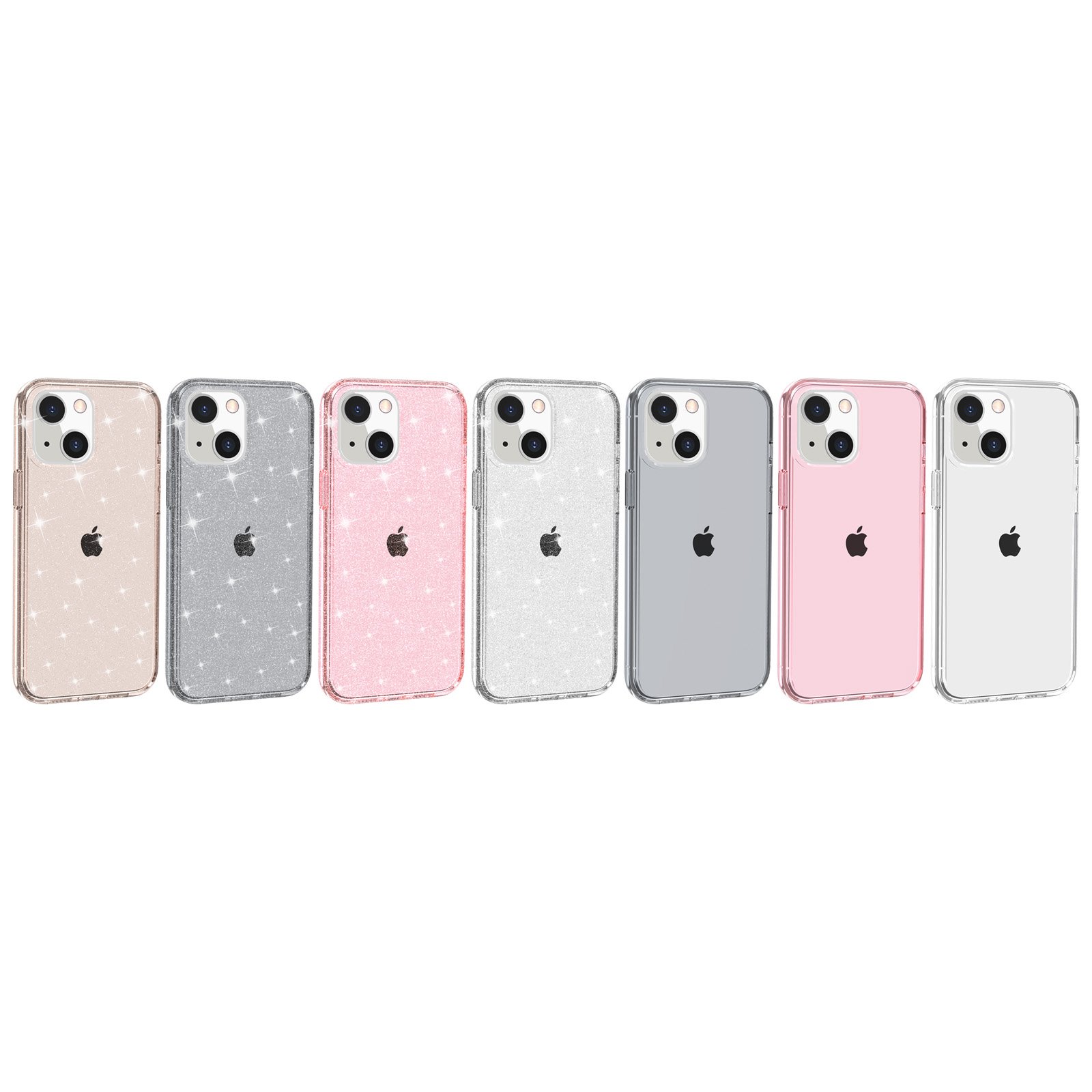 Clear Glitter Mobile Phone Cases&Bags For iPhone 14 Pro Max 14 Plus Phone Case Cover For Samsung Galaxy S23 Ultra