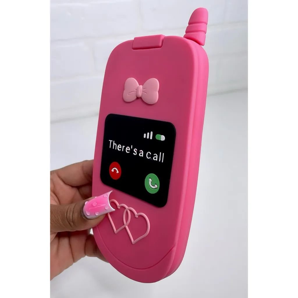 3D Flip phone design Silicone phone case for iphone15 14 promax Cosmetic mirror phone cover for iphone13 pro 12 Cute cases