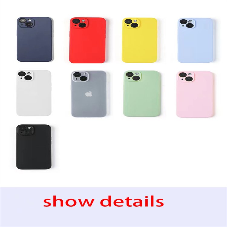 Silicone Phone Case Customized Logo Silicon Back Shell Customized LOGO Protective Mobile Phone Case for Apple iPhone