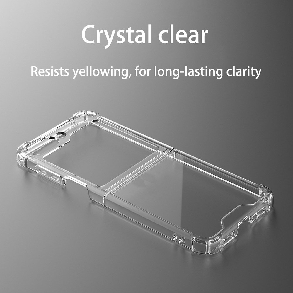 Transparent Lens Protection Mobile Phone Case High Quality Soft Hard PC Material Phone Case For Galaxy Z Flip 6