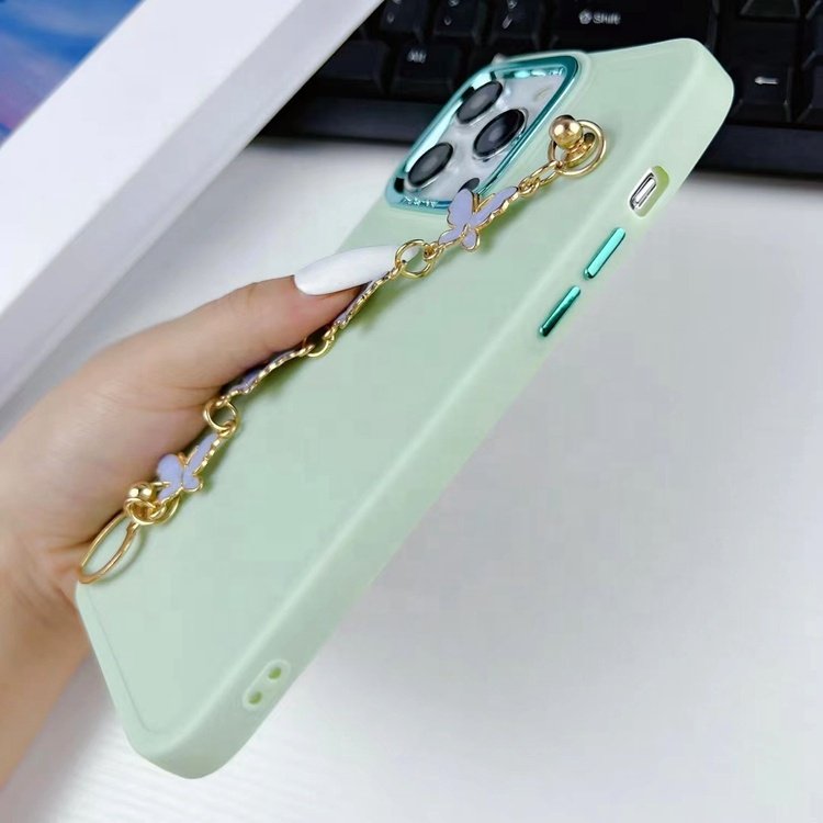 newest design for samsung s20 s21 s22 s23 s24 fe plus ultra plalting bow love heart hand chain wrist strap tpu mobile phone case