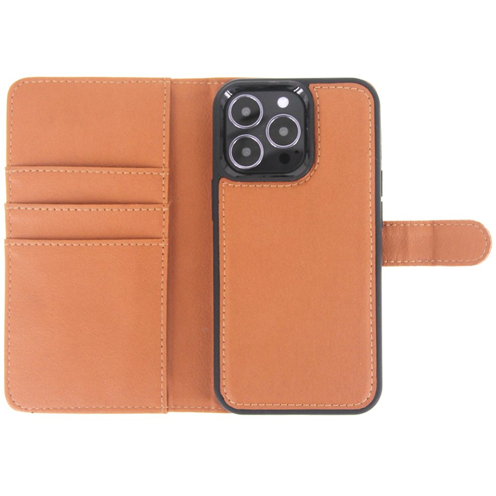 2021 brand new luxury real genuine leather flip wallet mobile phone case leather for iphone 13 mini pro max
