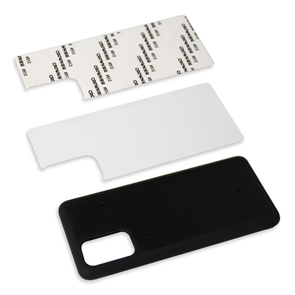 Prosub 2D TPU PC Sublimation Blank Phone Case DIY Printed Cover With Aluminum Plate For Samsung S20 Series