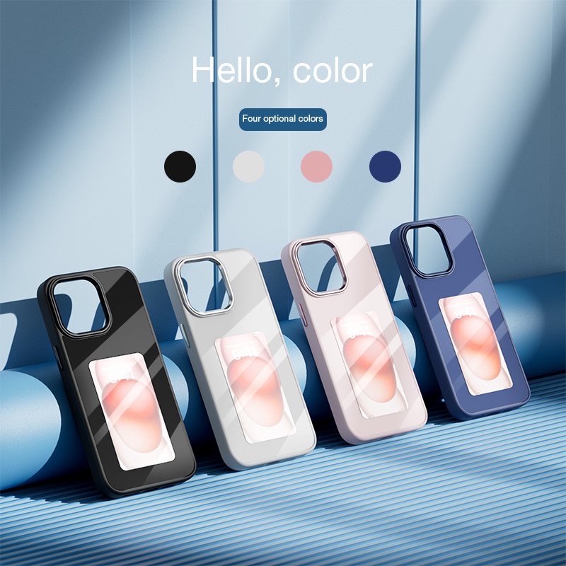 DIY Mobile Phone Back Cover For Apple Phone Case NFC E Ink Screen Display Smart Phone Case for Iphone 11 12 13 14 15 16 Pro Max