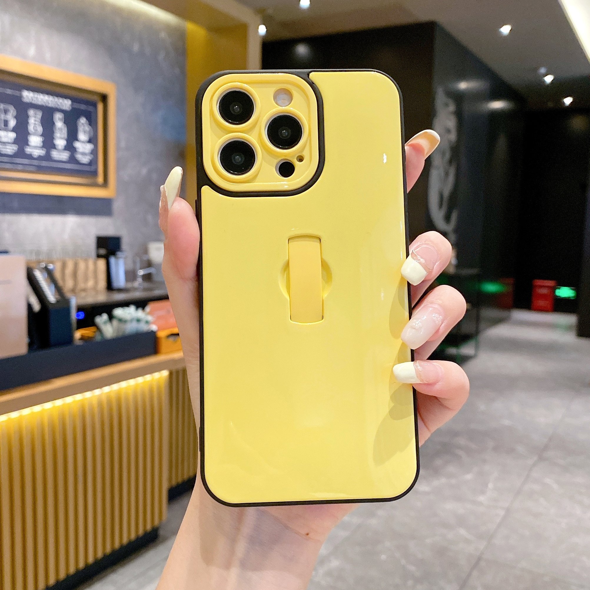 New Design Ring Stand Mobile Phone Case for iPhone 16 Pro Max Candy Color Phone Case For iPhone 16 15 14 13 12 11