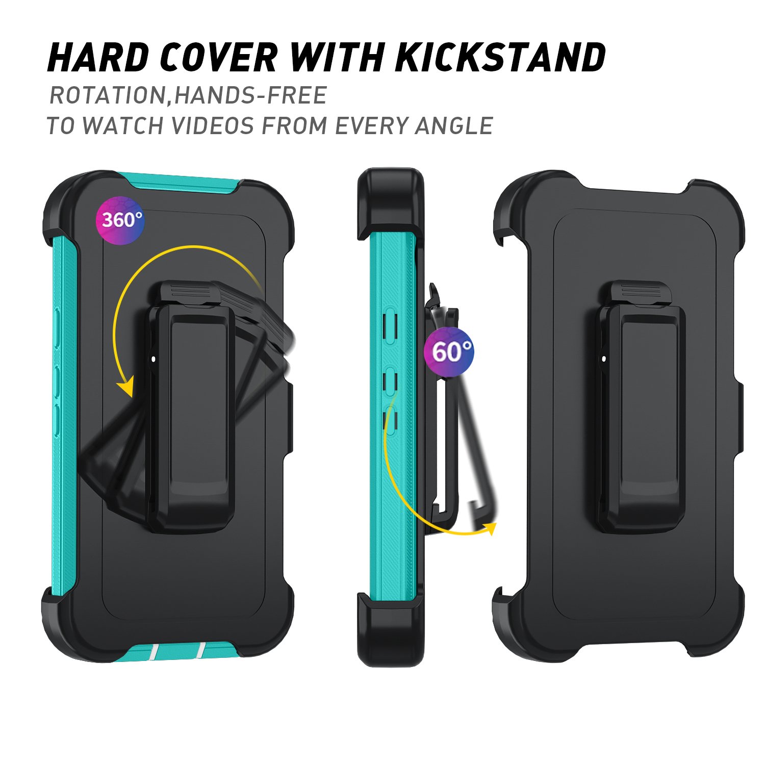 Dual-purpose full body cover hefty duty Dust- and shock-resistant phone cover for the Google Pixel 9 Pro