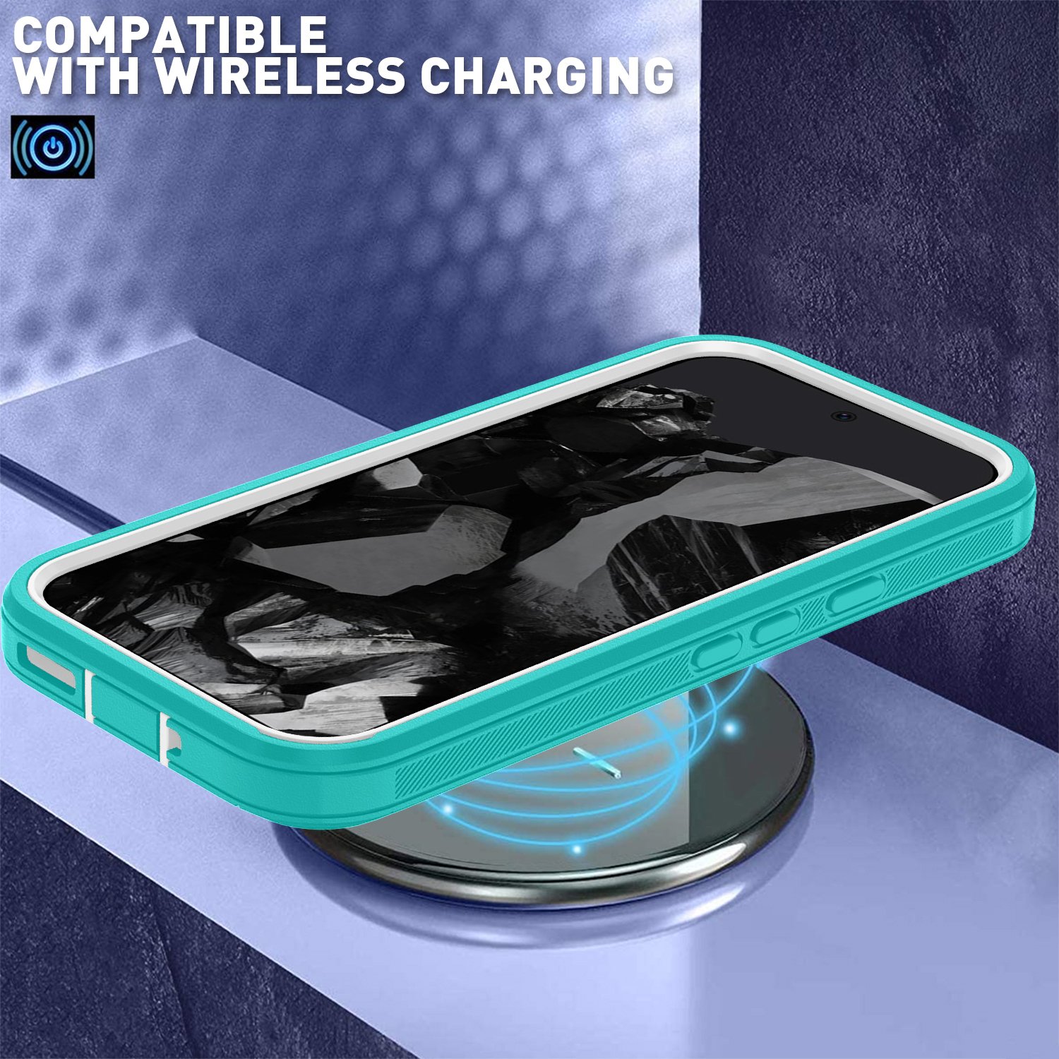 Dual-purpose full body cover hefty duty Dust- and shock-resistant phone cover for the Google Pixel 9 Pro