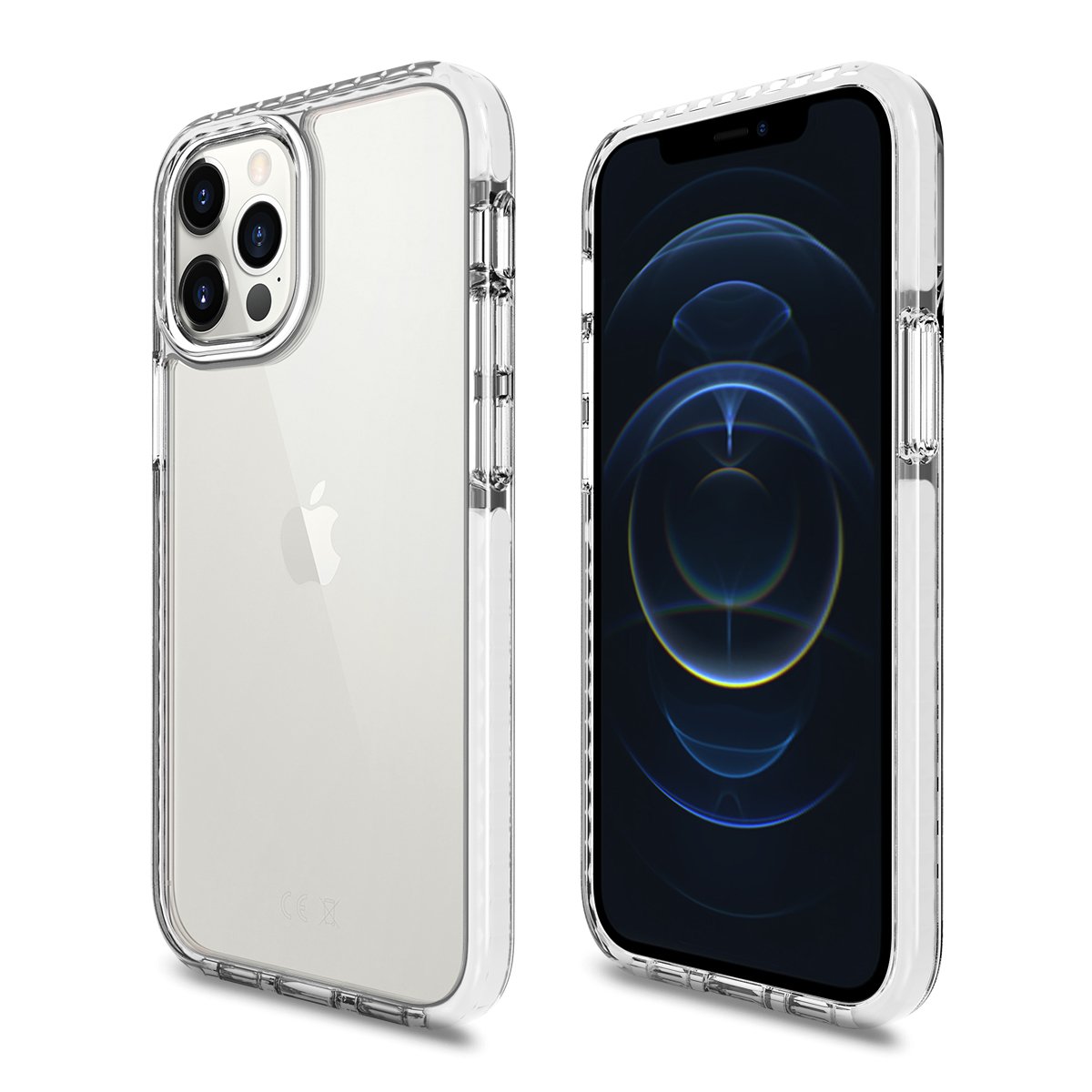 High quality Clear Transparent TPU TPE PC Hard Phone case Anti-Shock impact Mobile phone case for iPhone 16 15 14 13 12 Case