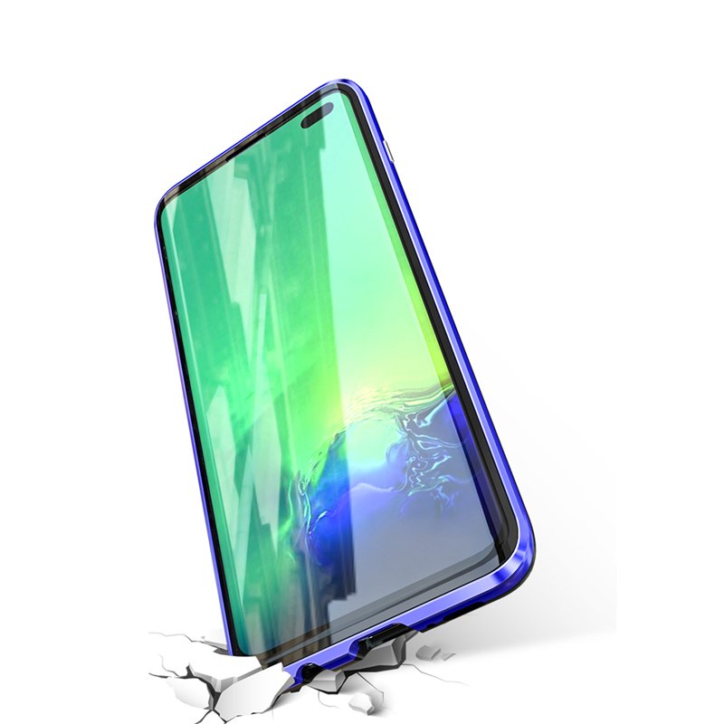 Mobile Phone Cases Clear Magnetic Phone Case Transparent Tempered Glass for Samsung Galaxy S10 S10 Plus 5G Back Cover
