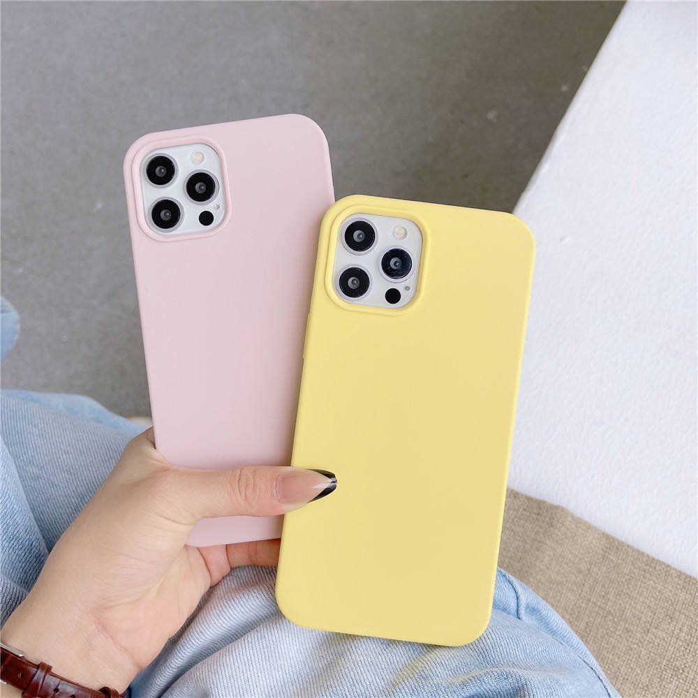 Colorful Matte Soft Silicone TPU Mobile Phone Case For iphone 6 7 8 Plus X Xr 11 12 13 14 Pro Max Mini
