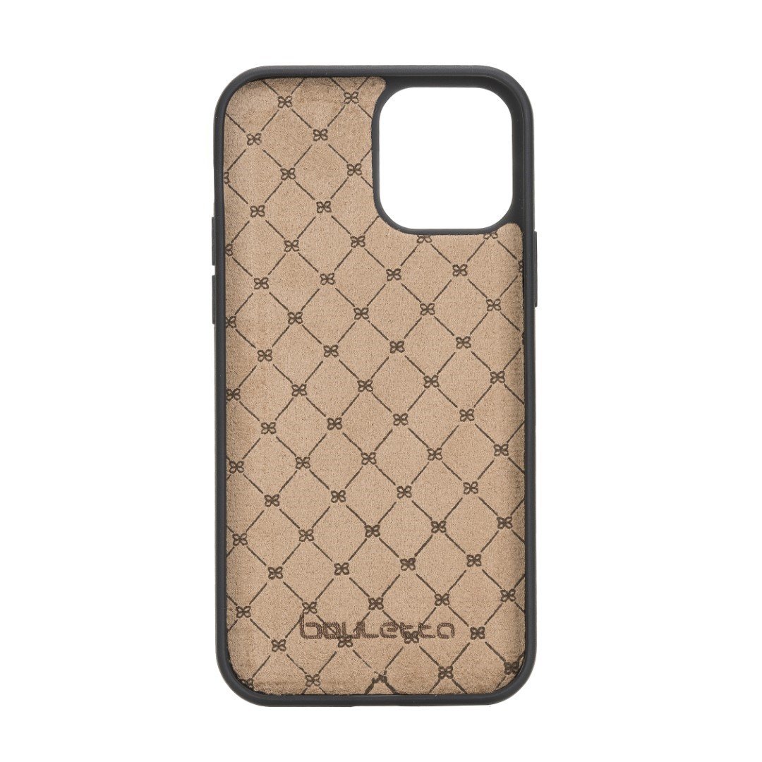 Genuine Leather Handmade Pouch Magnetic Detachable Phone Case for iPhone 12/Pro 6.1" Rfid and Wireless Charging Compatible