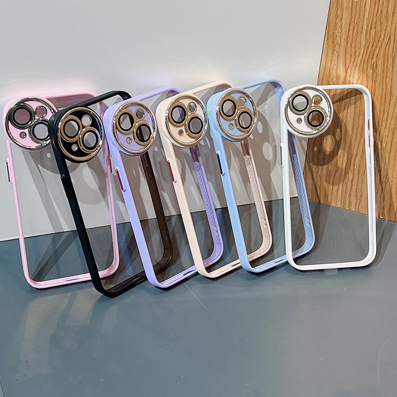 Mobile Phone Cases Acrylic+TPU With Lens Cover Shockproof Phone Cover Case For Redmi Case Celular Carcasas Para Celuares