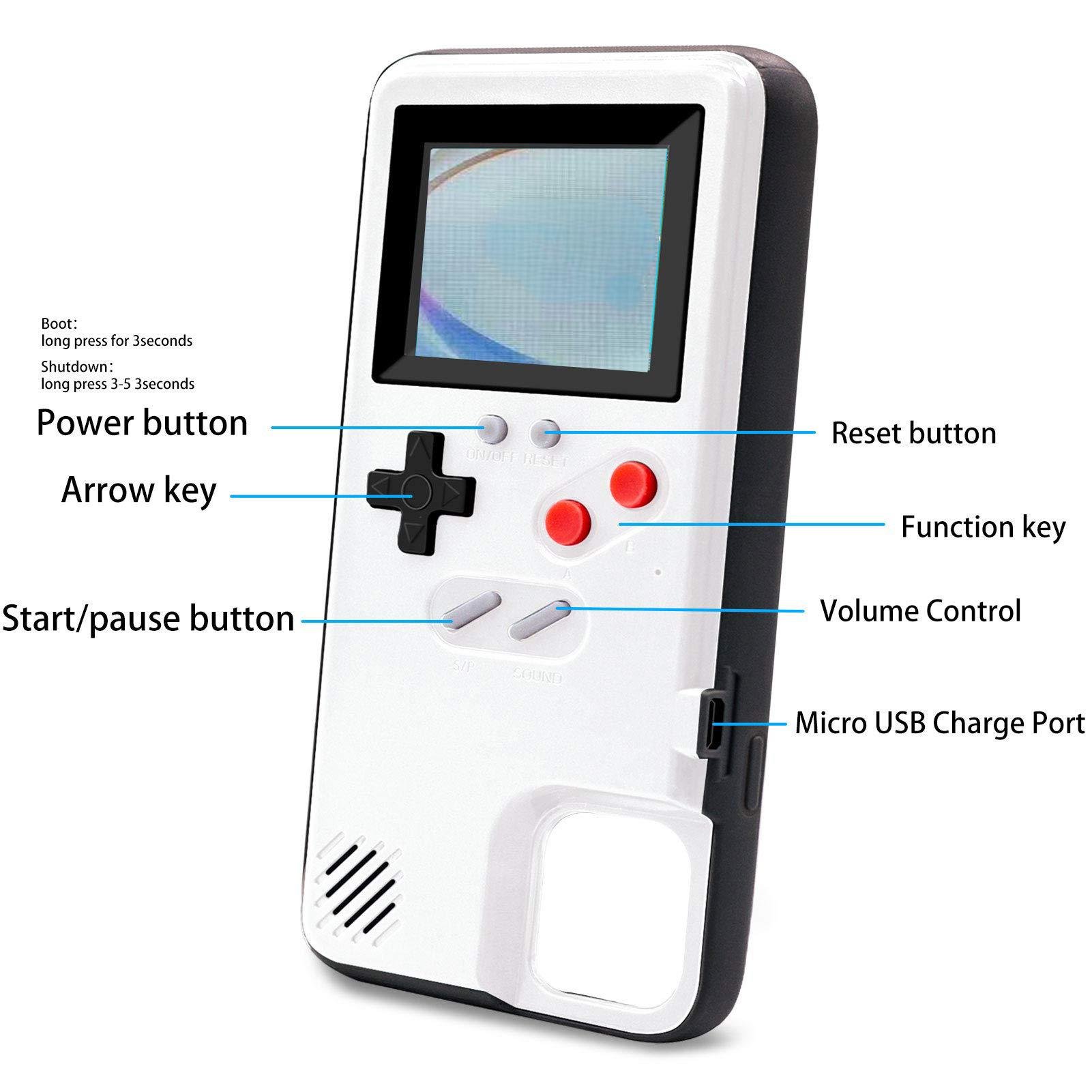 Retro Game Console Player Smart Mobile Phone Case Protection Case Shockproof Cover For Phone 14 15