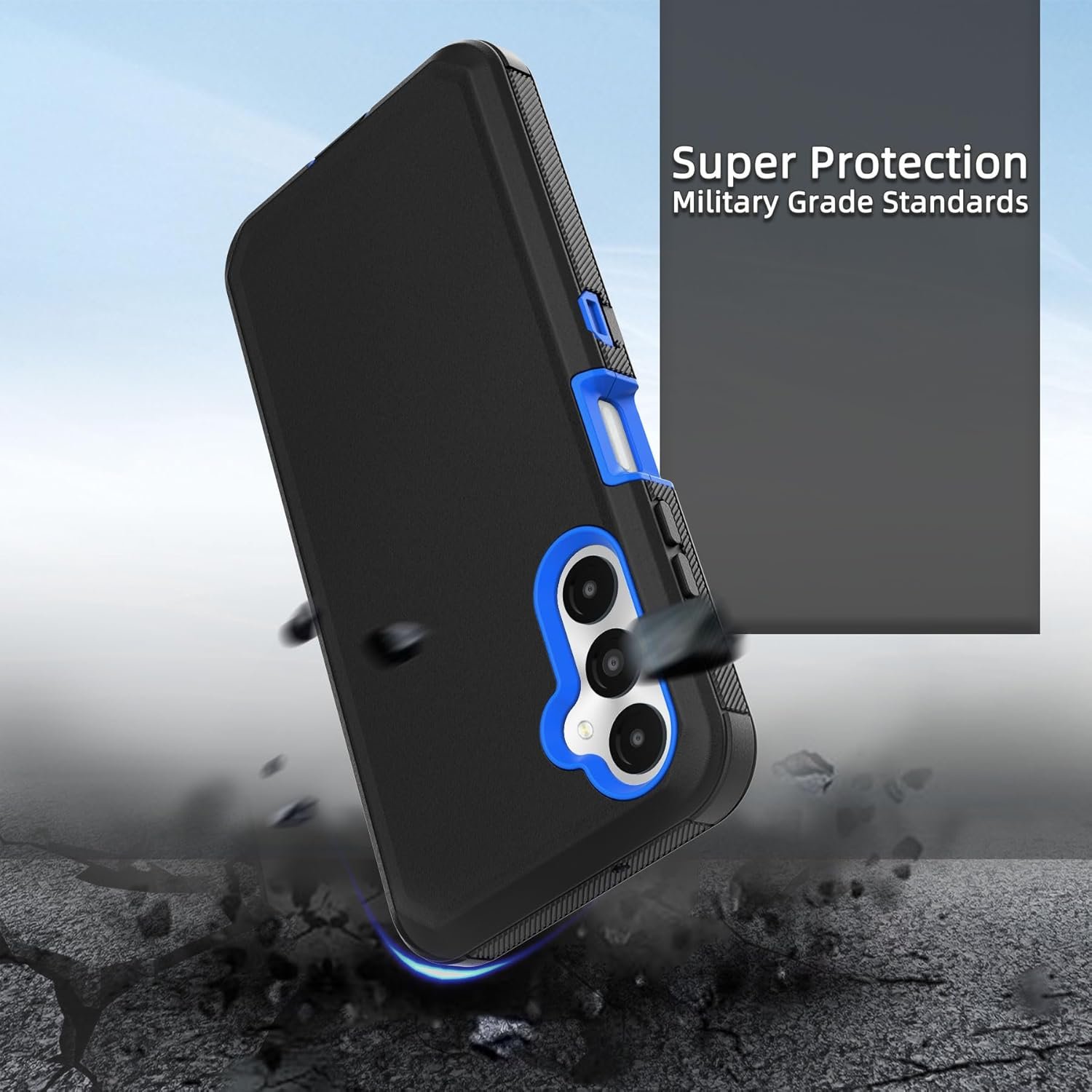 Defender Holster Mobile Phone Cases For Samsung Galaxy A06 A06s A16 5G Rugged Heavy Duty Screen Protection Belt Clip Back Cover
