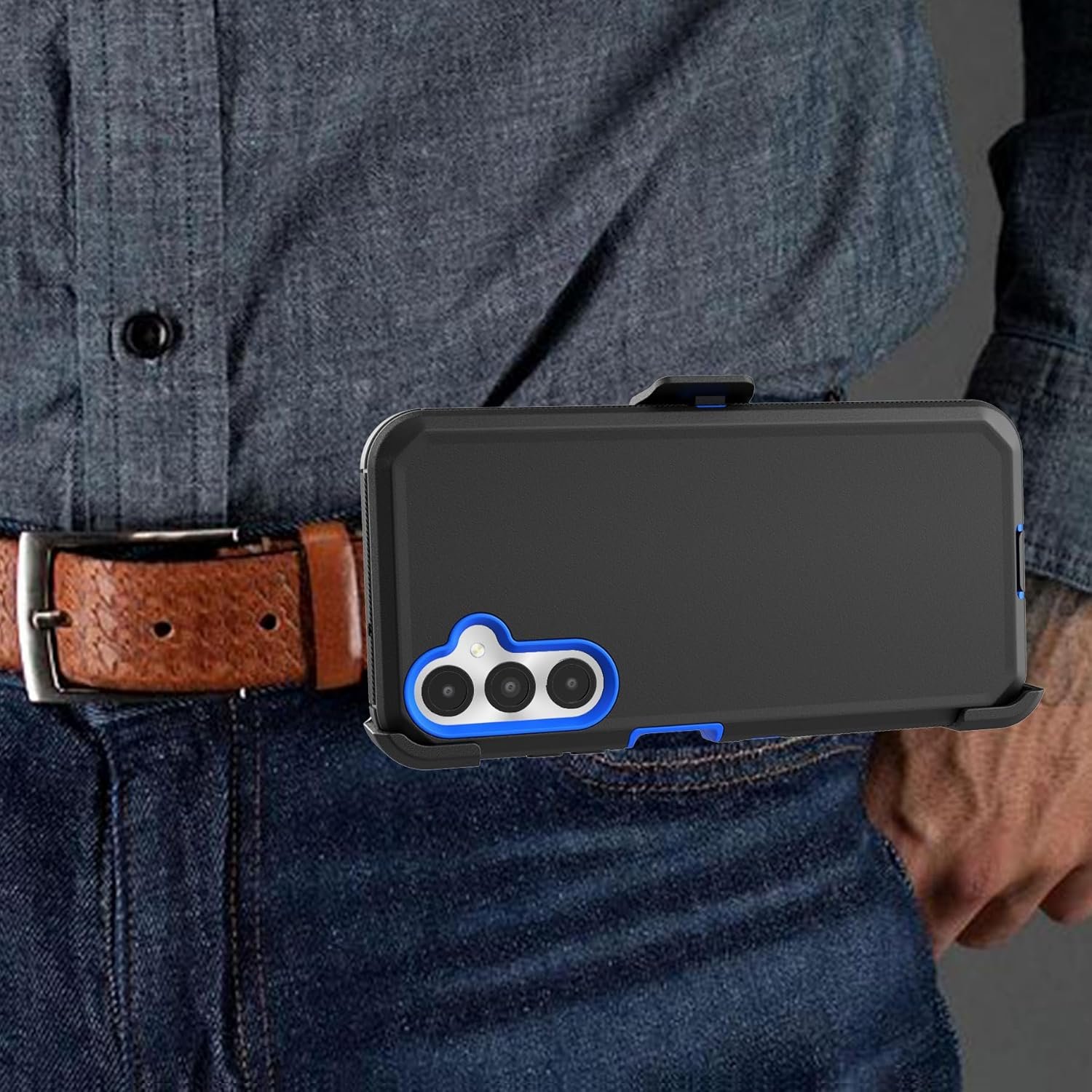 Defender Holster Mobile Phone Cases For Samsung Galaxy A06 A06s A16 5G Rugged Heavy Duty Screen Protection Belt Clip Back Cover