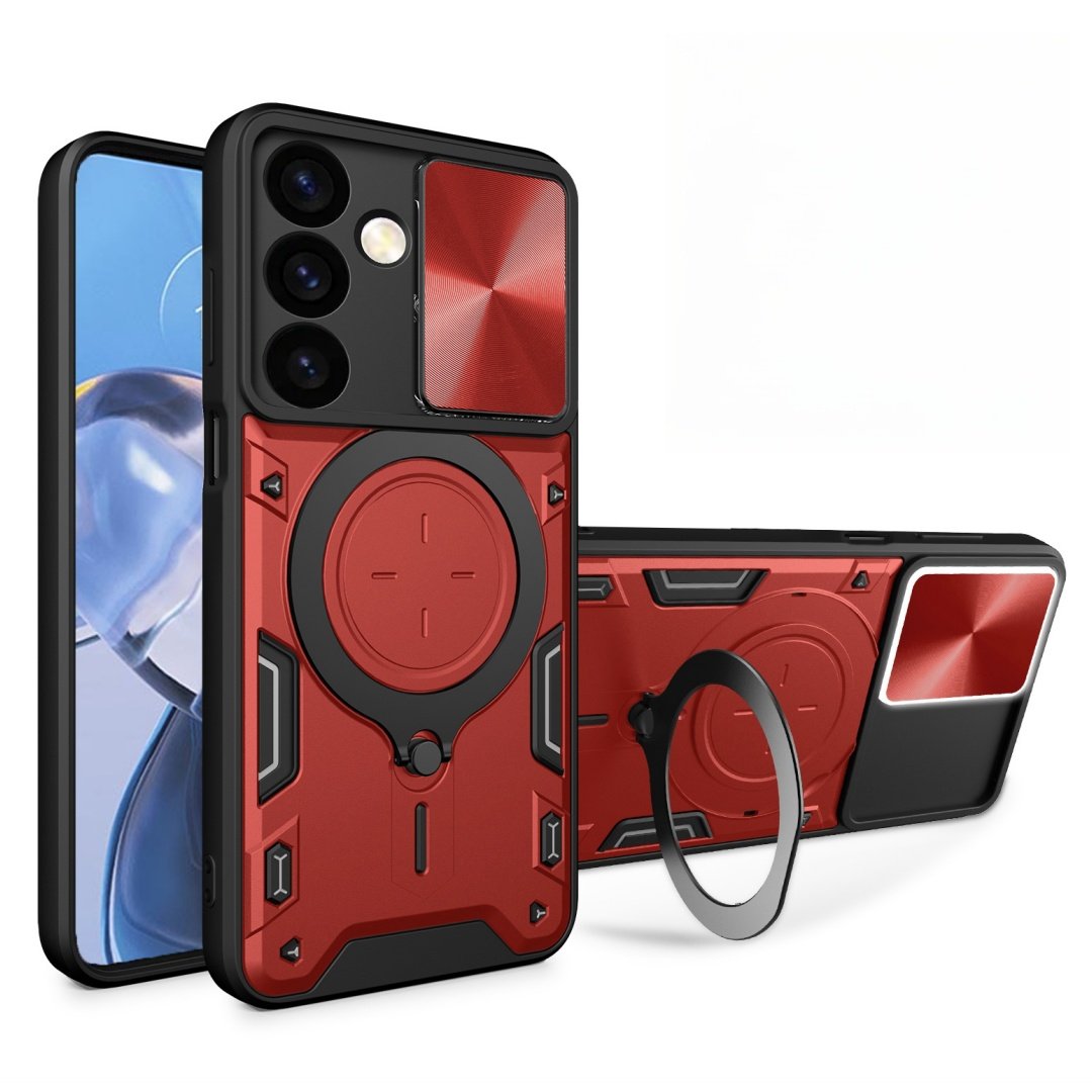 For Samsung Galaxy S24 S23 S22 S21 FE Plus Ultra Protective Case 360 Flexible Kickstand Anti Shock Phone Cases Cellphone Cover