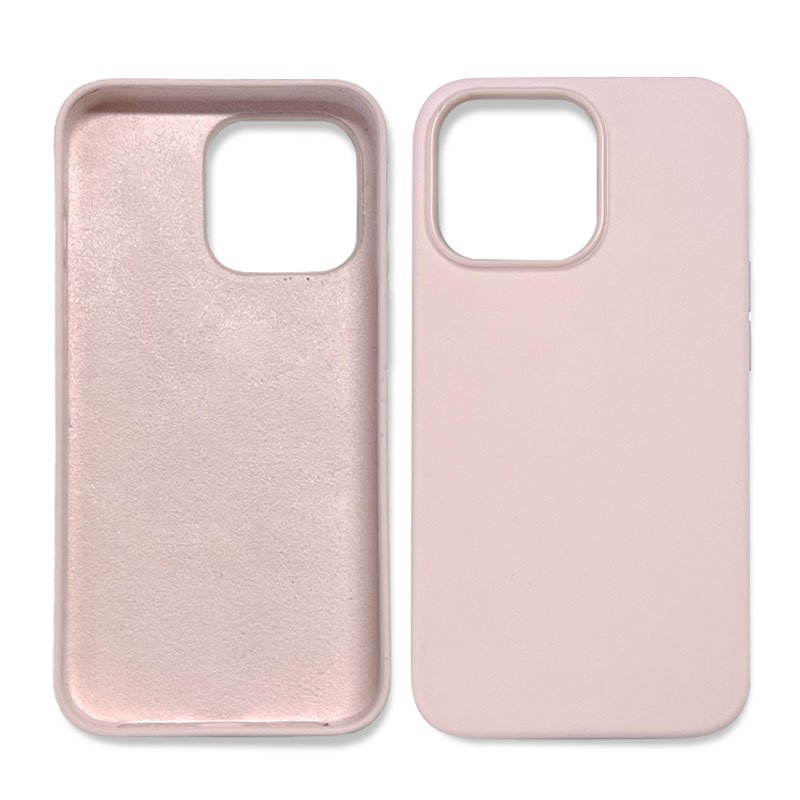 Soft liquid silicone case with PC microfiber for shockproof silicone cover for iPhone 11 12 13 14 15 16series
