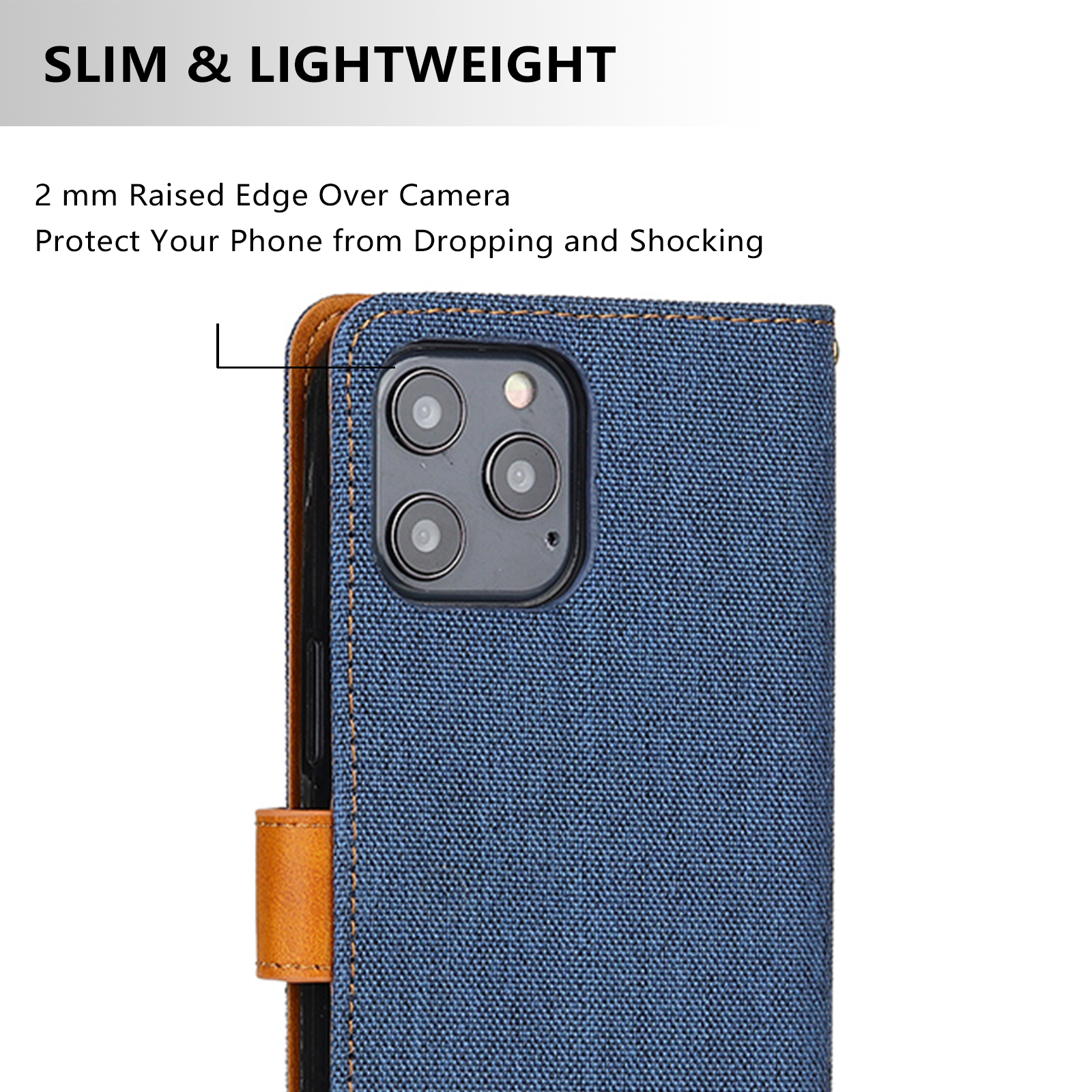 Wallet Canvas Spliced Flip Cover Phone Case For iPhone 15 Plus 14 16 Pro Max Magnetic Leather Bag Mobile Phone Cases
