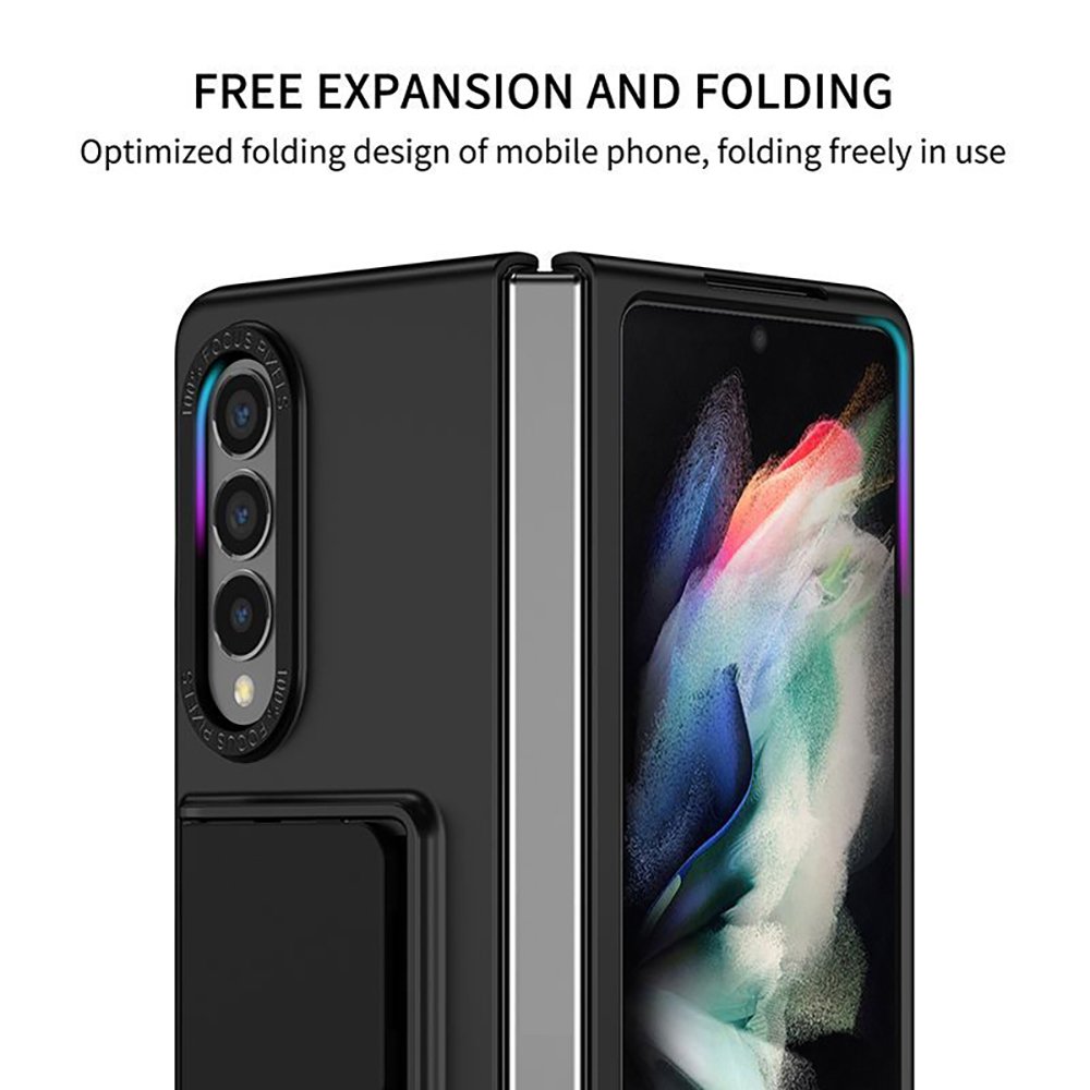 For Samsung Galaxy Z Fold 6 with Holder Folding Shockproof Mobile Phone Case