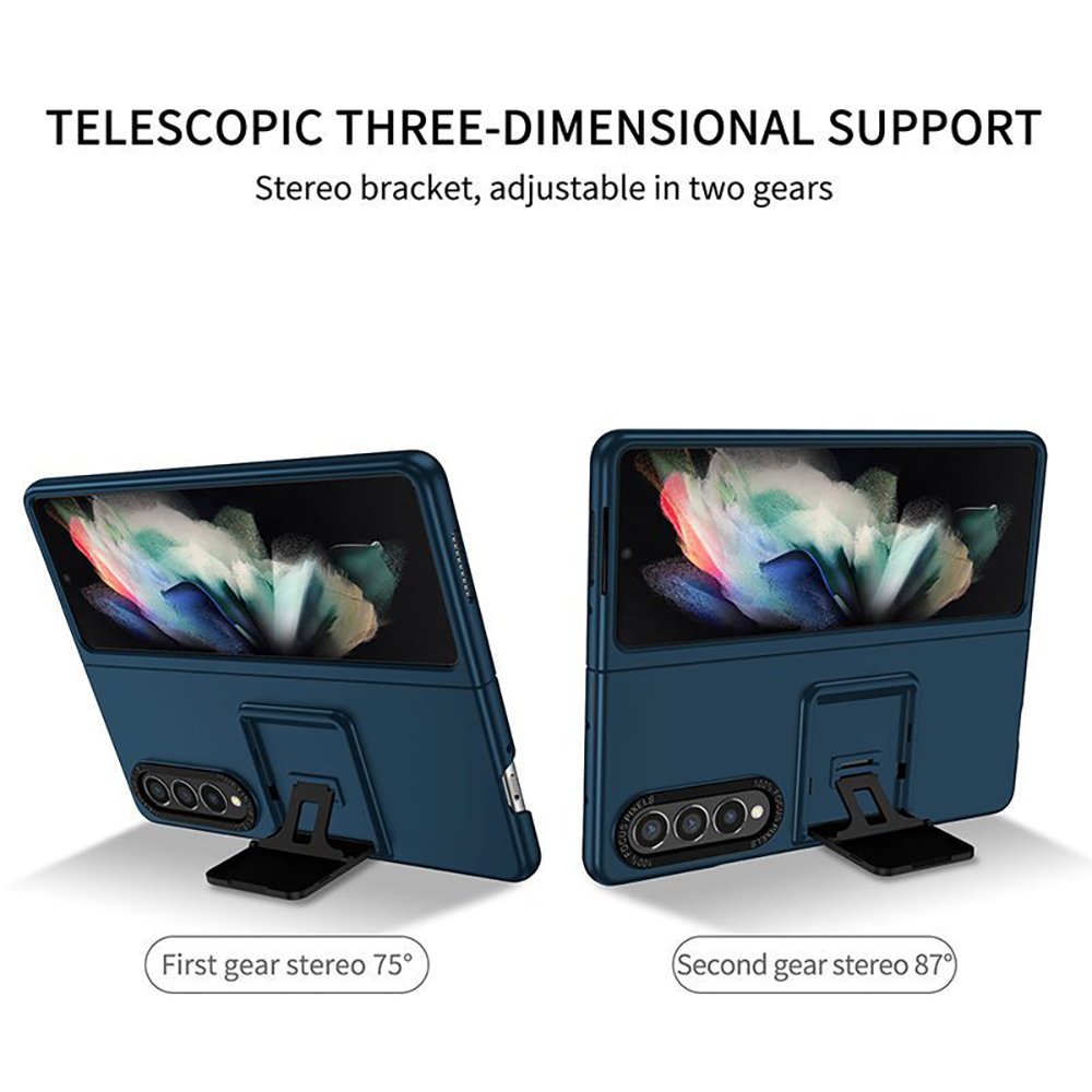 For Samsung Galaxy Z Fold 6 with Holder Folding Shockproof Mobile Phone Case
