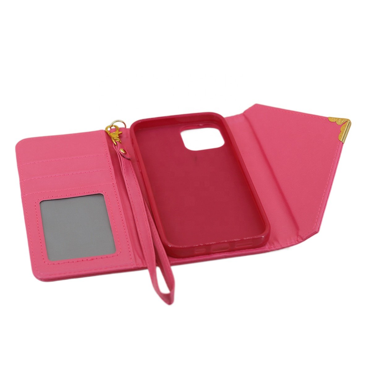Flip Cover PU Leather Mobile Phone Case Leather Phone Cover with Card Holder for Iphone for Woman