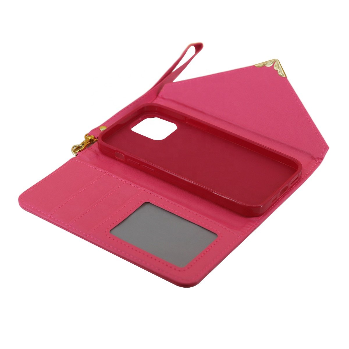Flip Cover PU Leather Mobile Phone Case Leather Phone Cover with Card Holder for Iphone for Woman