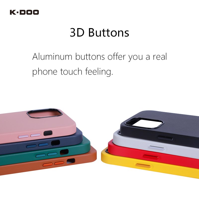 K-Doo Noble Collection premium PU leather case original design full covered mobile phone case for iphone12/12mini/12pro/12promax