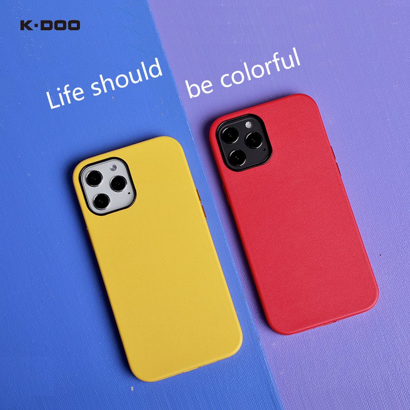K-Doo Noble Collection premium PU leather case original design full covered mobile phone case for iphone12/12mini/12pro/12promax