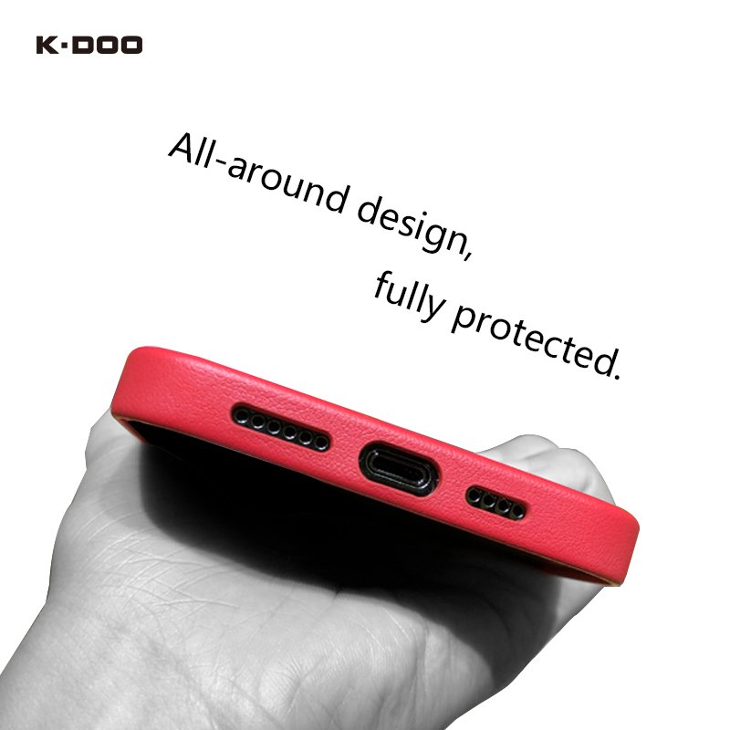 K-Doo Noble Collection premium PU leather case original design full covered mobile phone case for iphone12/12mini/12pro/12promax