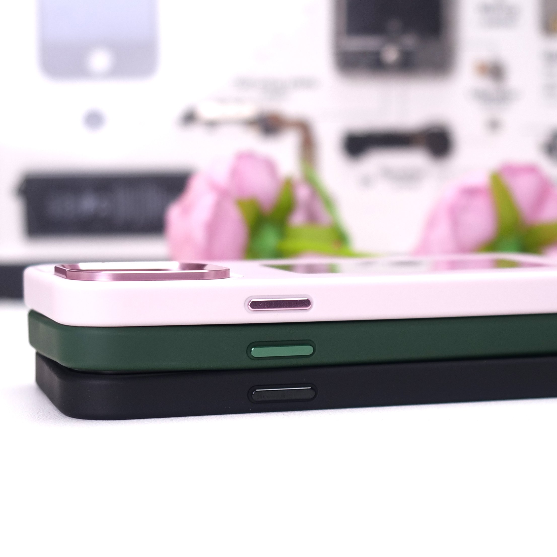 Mobile phone Case NFC E Ink Screen Display Smart DIY Phone Case With Holder for iPhone 13 14 15 Pro Max 16