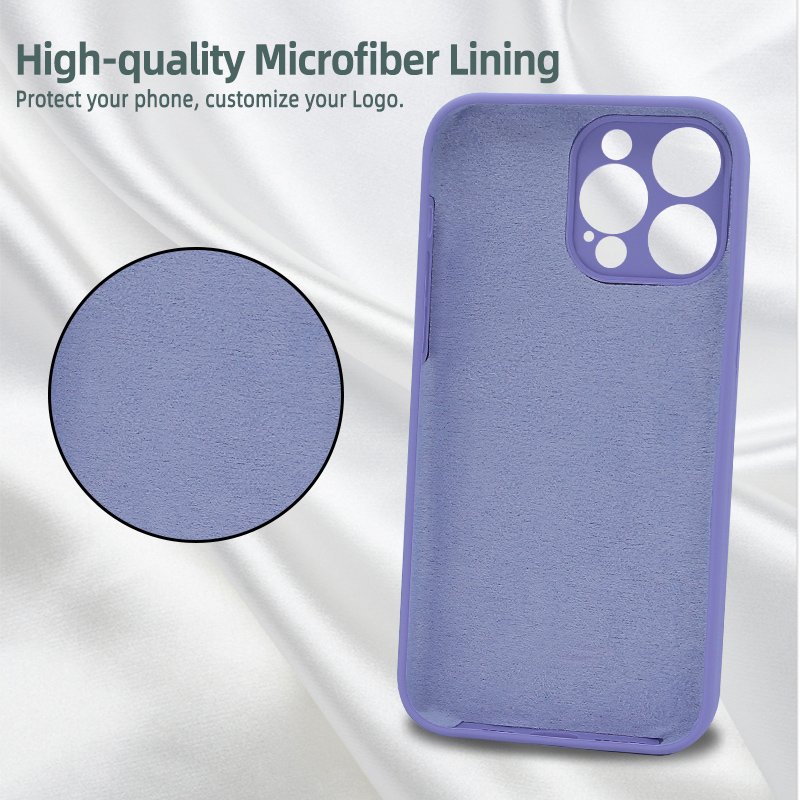 wholesale Shockproof new liquid silicone mobile phone case for iphone 14 pro max custom Logo silicon phone case cover
