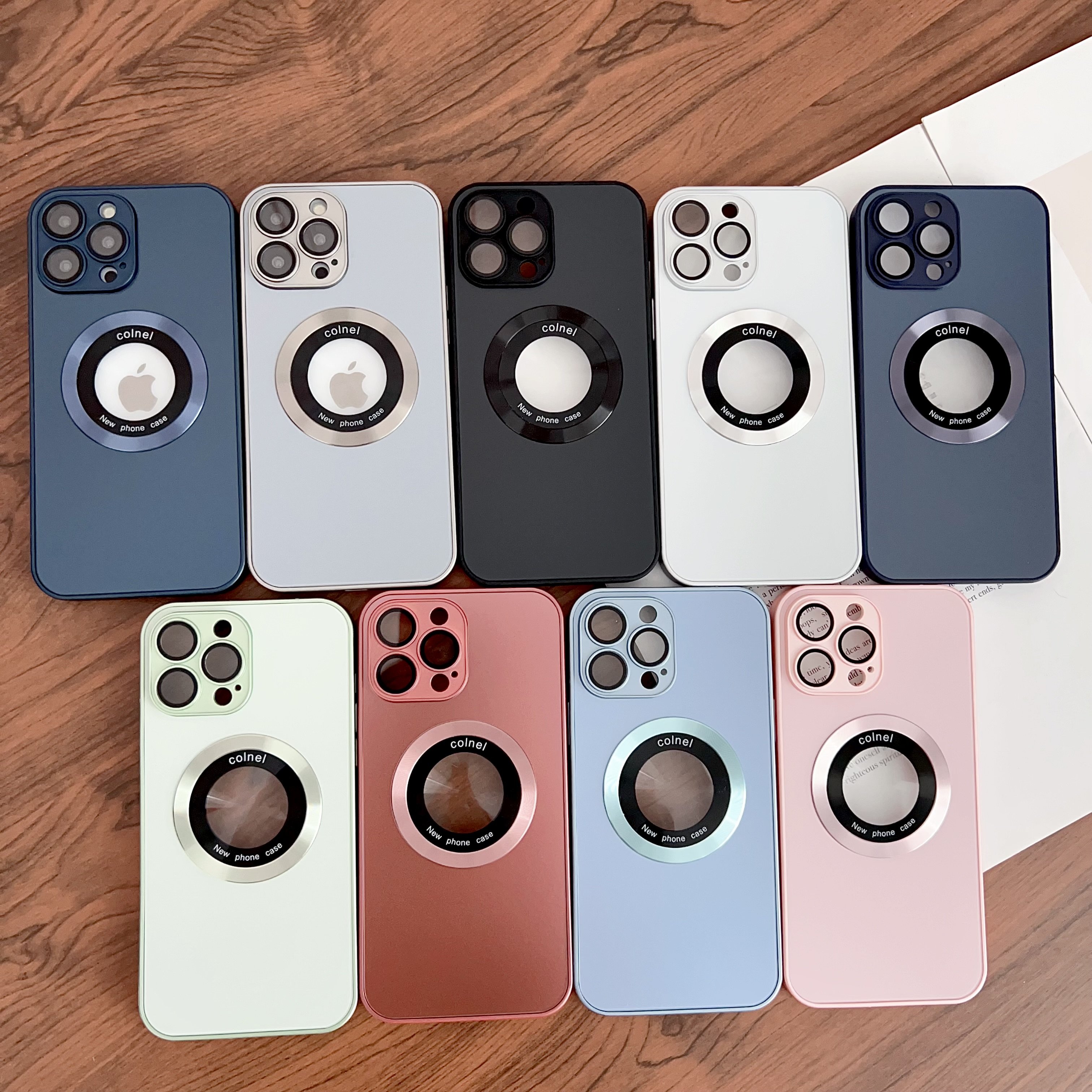Frosted AG Camera Lens Protection Magnetic Phone Case For iPhone 16Pro Max,TPU+PC 2 inch 1 Luxury Matte phone case for iphone 16