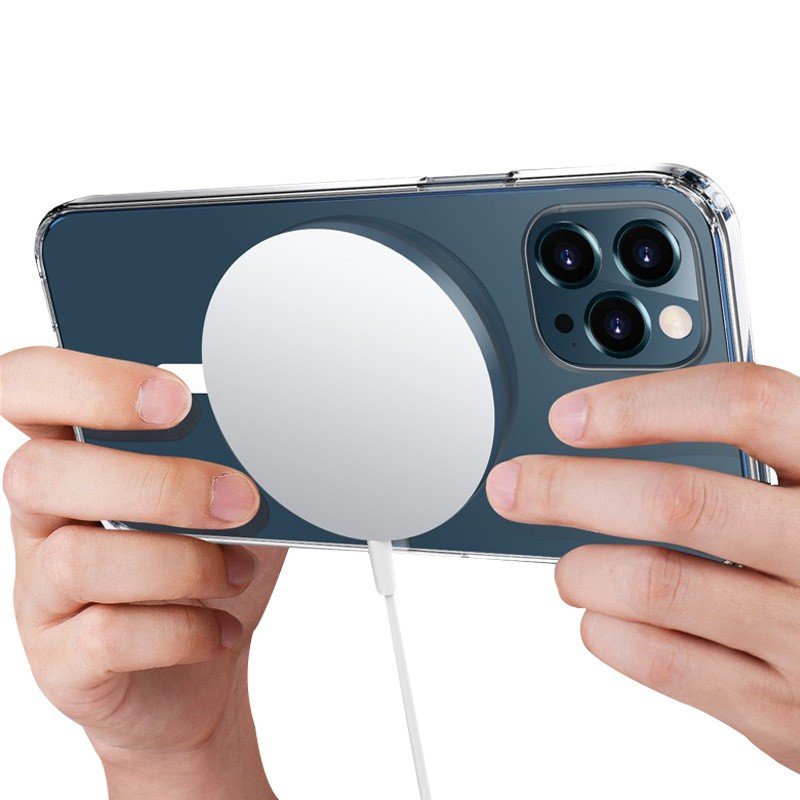 Transparent Clear Case Magnetic Wireless Charging Case for iphone14 14pro 14 pro max 15 15pro 15 plus 15 pro max 16 16 pro max
