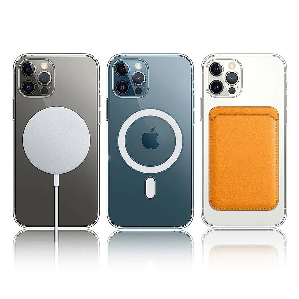 Transparent Clear Case Magnetic Wireless Charging Case for iphone14 14pro 14 pro max 15 15pro 15 plus 15 pro max 16 16 pro max