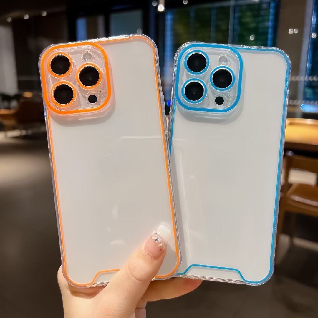 Night Light Luminous TPU Soft Phone Case for iPhone 15 14 13 Fluorescent Neon mobile Phone for iPhone 15 pro Max
