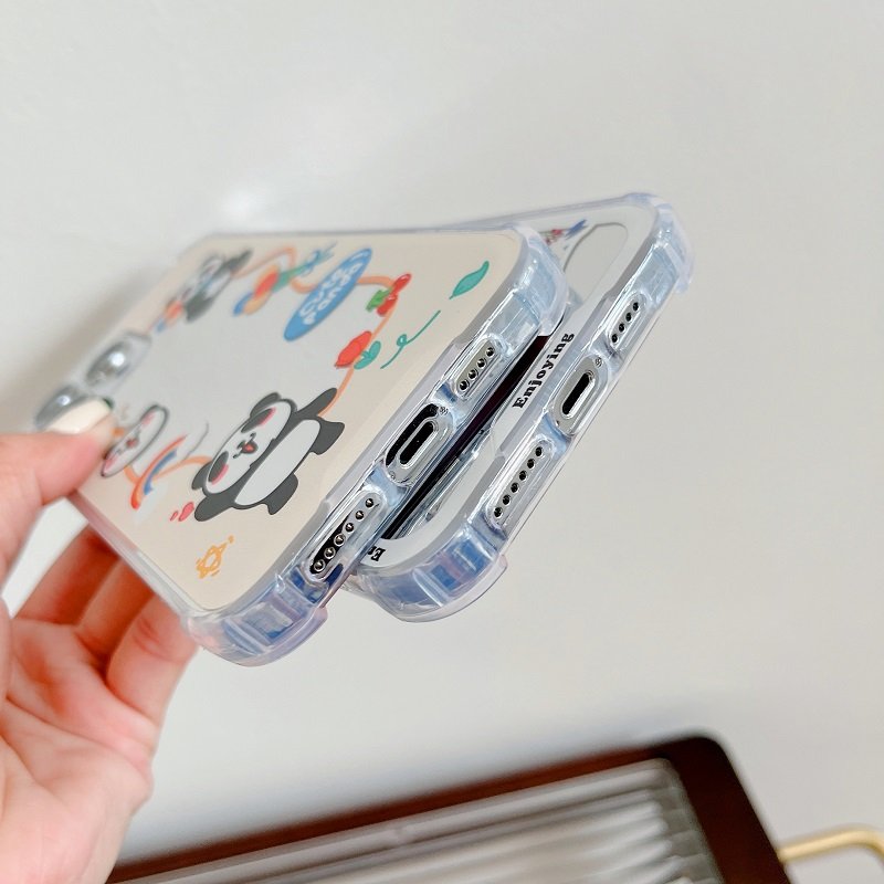 OEMRetail Packing Box Mobile Phone Case For Iphone X/xs Xr Max 11 12 13 Pro Max Air Cushion Shockproof Acrylic Clear Back Cover