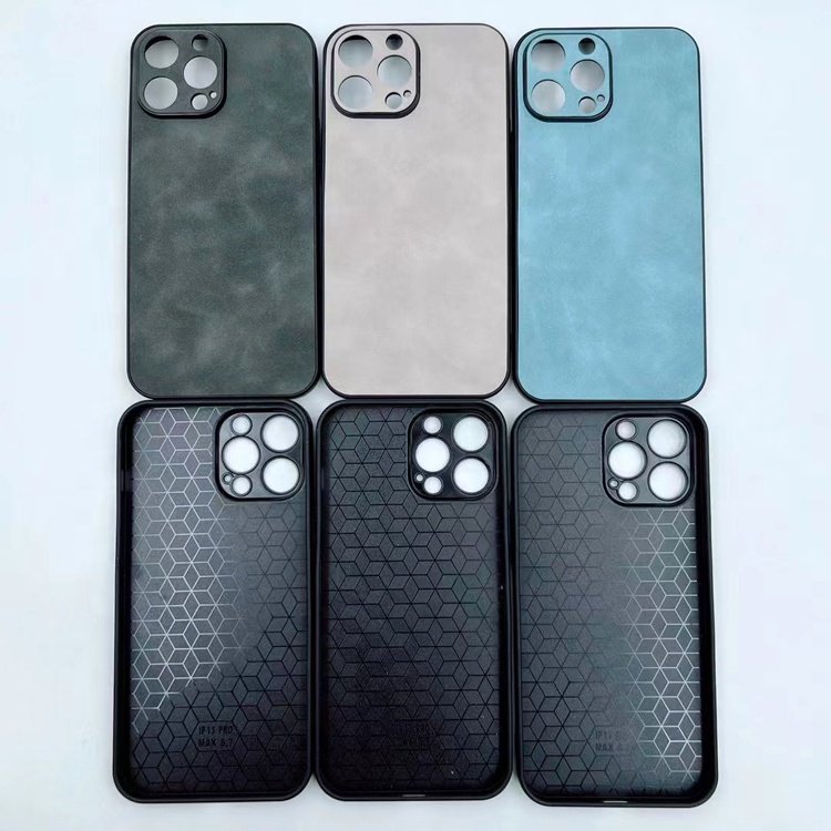 luxury matte premium leather wholesale factory price business pc mobile phone case for iphone 15 14 13 12 11 pro max plus 7 8
