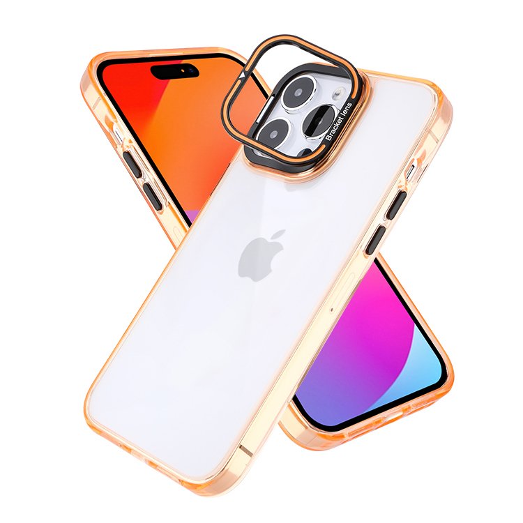 for 16 durable camera bracket kickstand phone case shockproof transparent i phone cases with stand holder for iphone 15 pro max