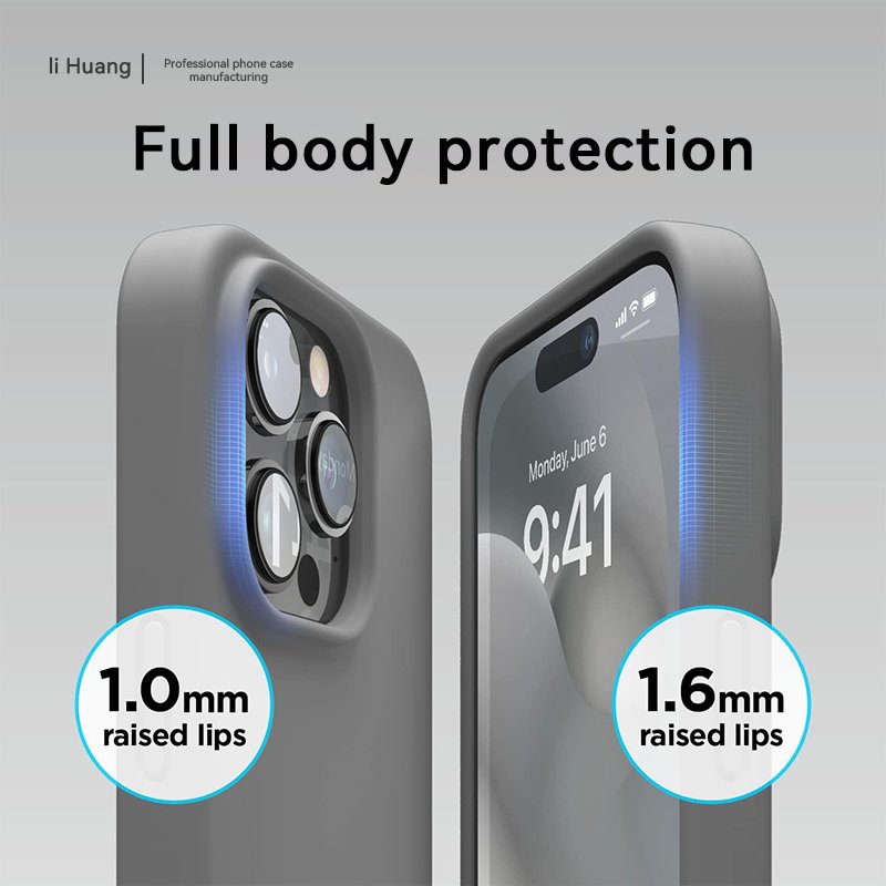 Liquid Silicone For Iphones 15 Pro Max 14 13 12 Promax Phone Accessories Mobile Cover For Samsung S24 Ultra