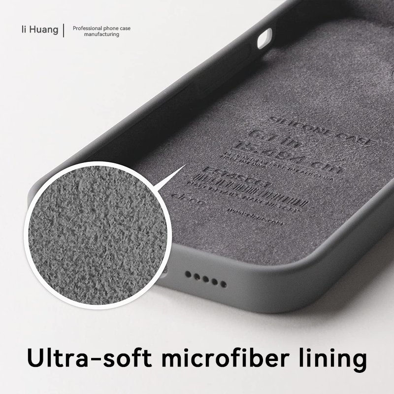 Liquid Silicone For Iphones 15 Pro Max 14 13 12 Promax Phone Accessories Mobile Cover For Samsung S24 Ultra