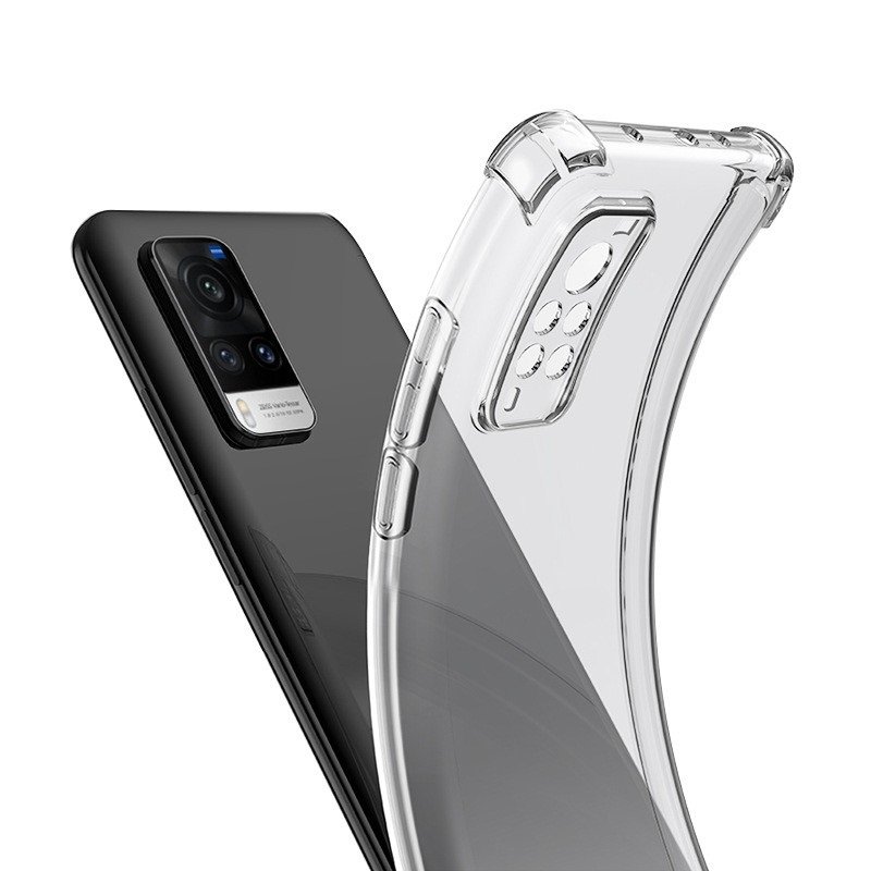 Shockproof soft tpu Clear Phone Case for Vivo Y100A Y100i Y11 12 17s iQOO 11S 12 Pro Y53t S15 S16 V23 V25 Pro Anti-yellow Cover