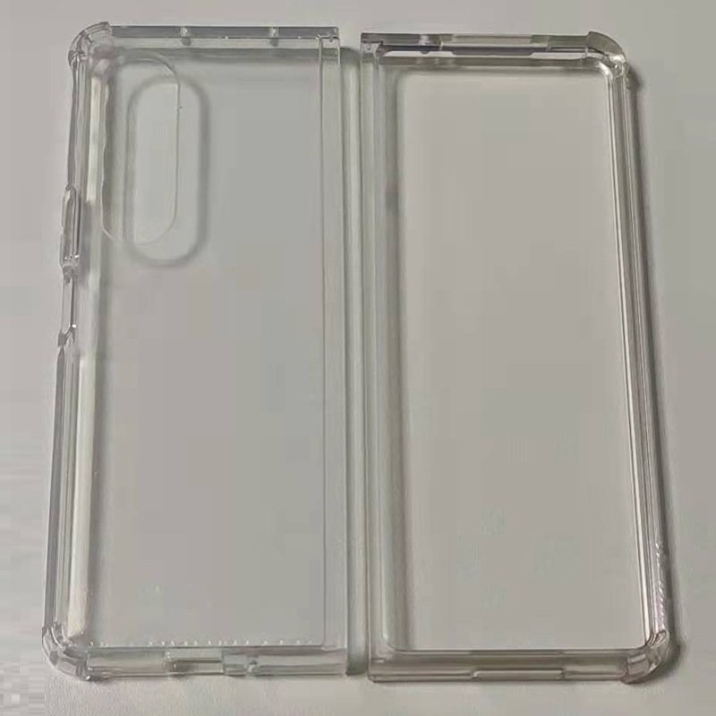 1.5MM Clear Hard PC Front Back Cover Transparent Mobile Phone Case For Samsung Galaxy Z Fold 3 Fold3 Fold 2