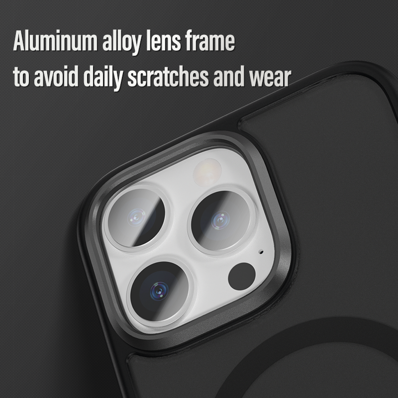 Customized Luxury Cute Phone Cases For Girls Magnetic Wireless Charging Phone Cover With Lens Protection