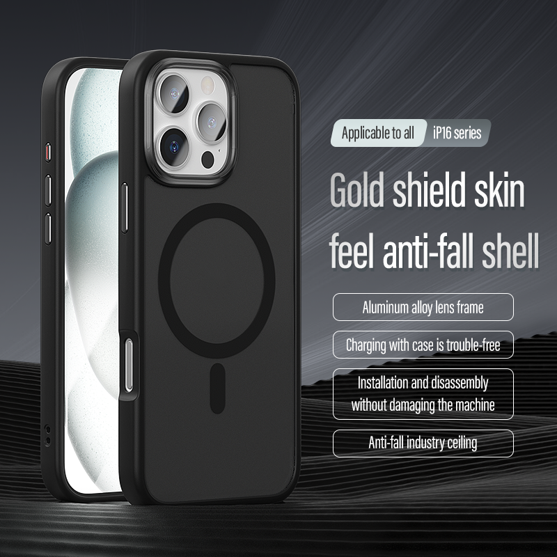 Customized Luxury Cute Phone Cases For Girls Magnetic Wireless Charging Phone Cover With Lens Protection